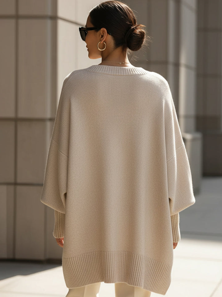Hannah | Sophisticated Wool Blend Sweater