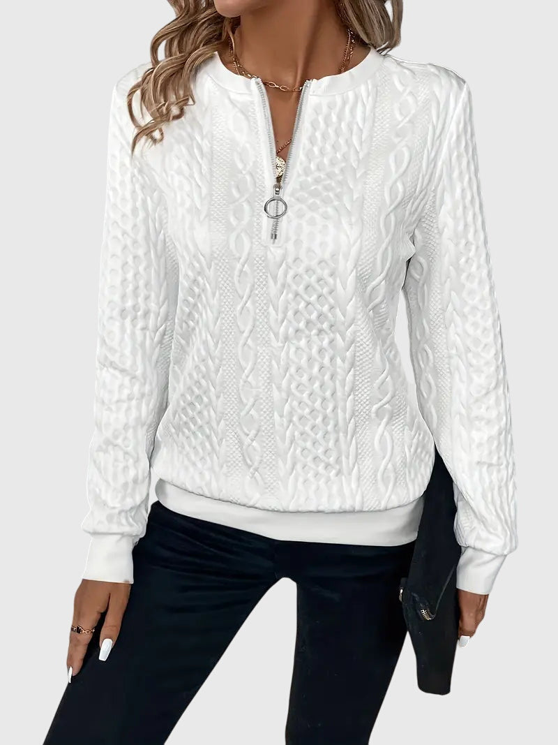Harmony | Sweater with Zipper