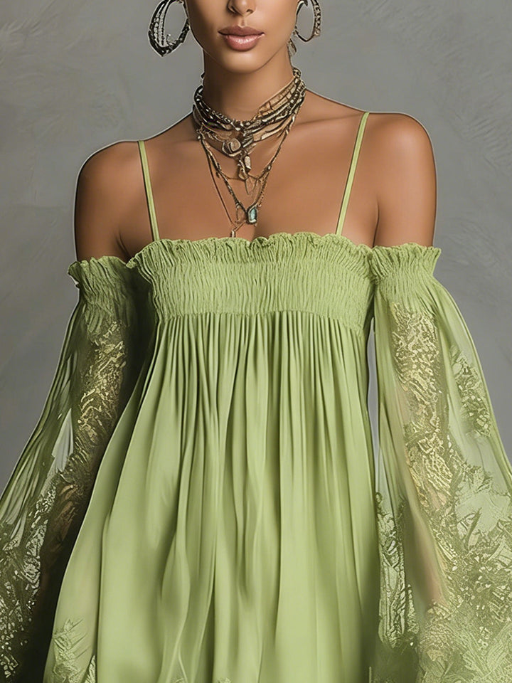 Naomi | Elegant Sheer Mini Dress