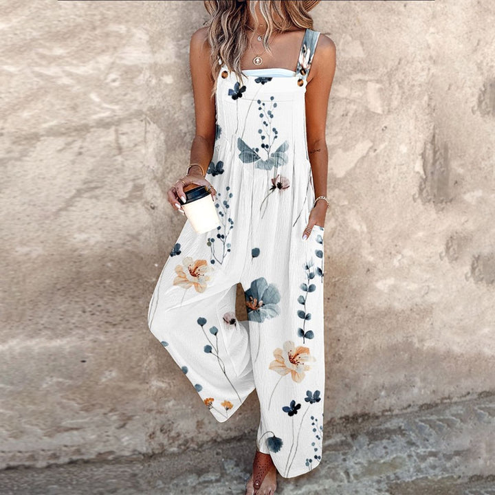 Comfortable Printed Work Overalls