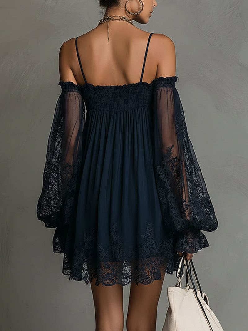 Naomi | Elegant Sheer Mini Dress