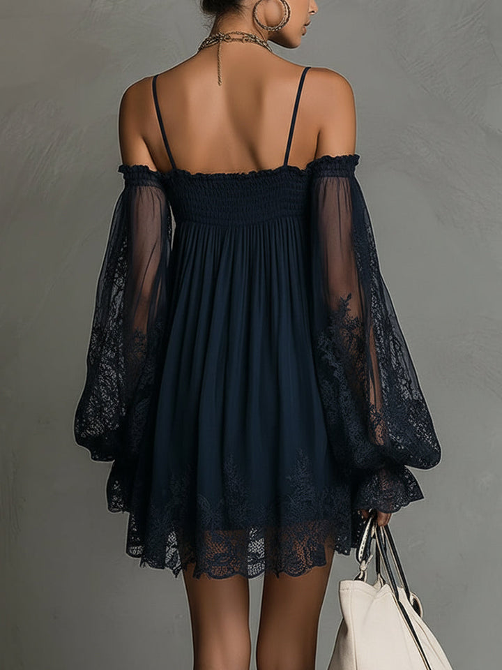 Naomi | Elegant Sheer Mini Dress