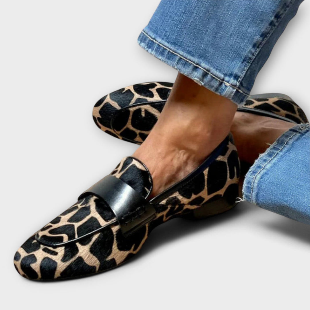 Georgiana | Bold Animal Print Slip-On Comfort