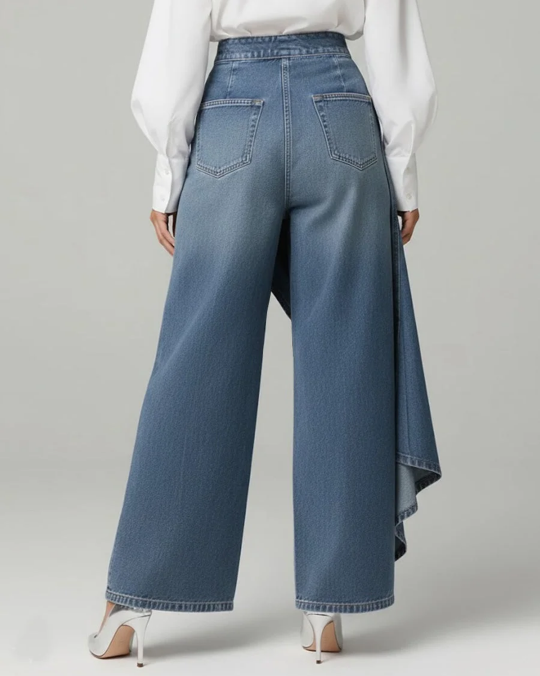 Rachel | Denim Wrap Pants