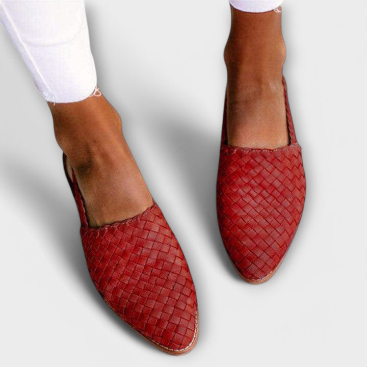 Valentina | Handwoven Slip-On Loafers