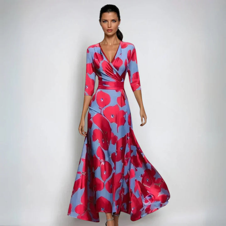 Uma | Flattering A-Line Floral Dress