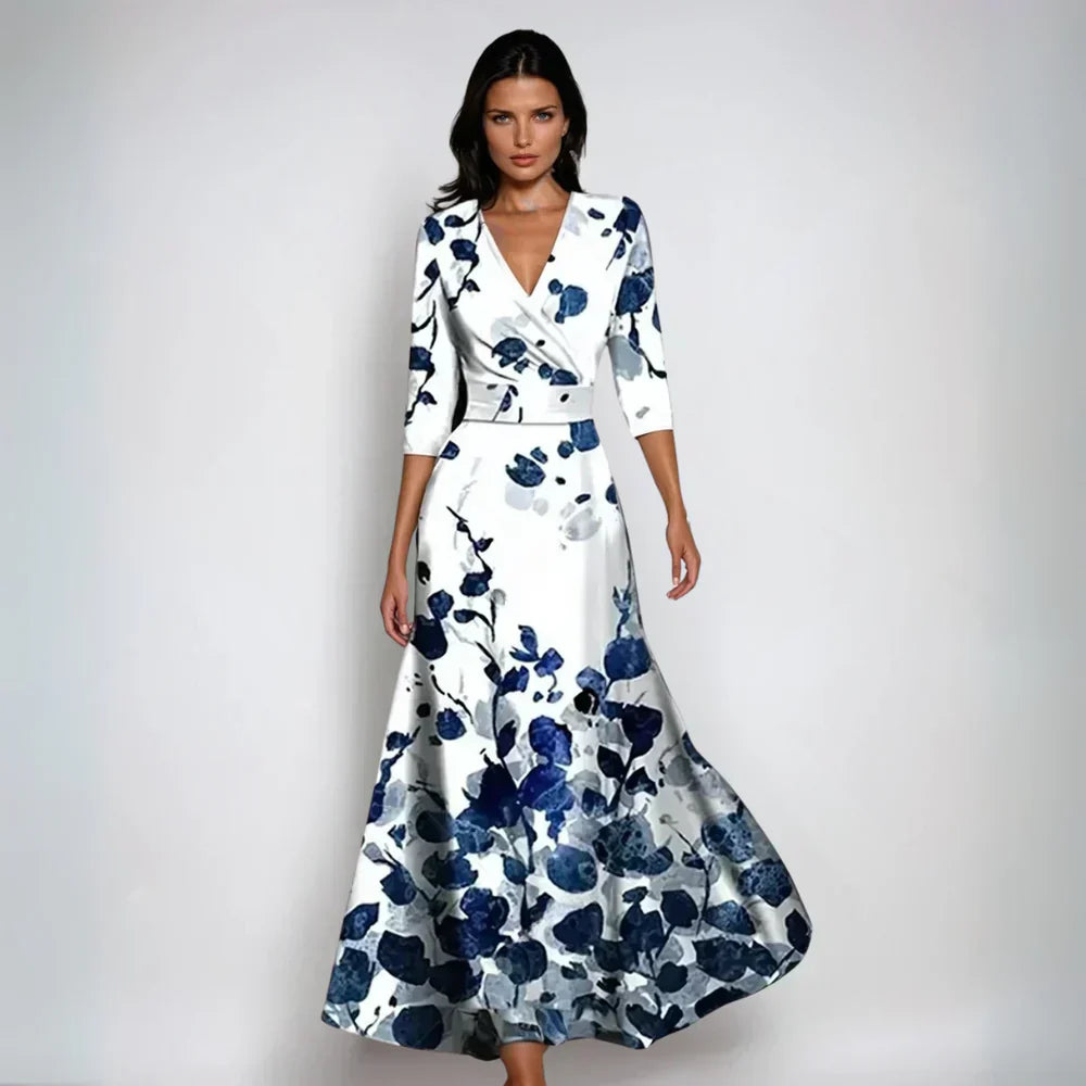 Uma | Flattering A-Line Floral Dress