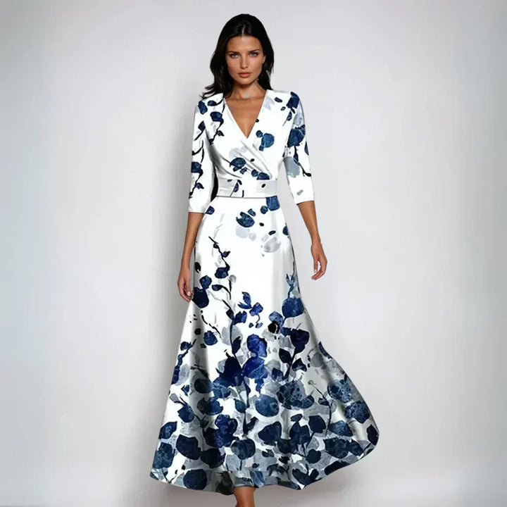 Uma | Flattering A-Line Floral Dress