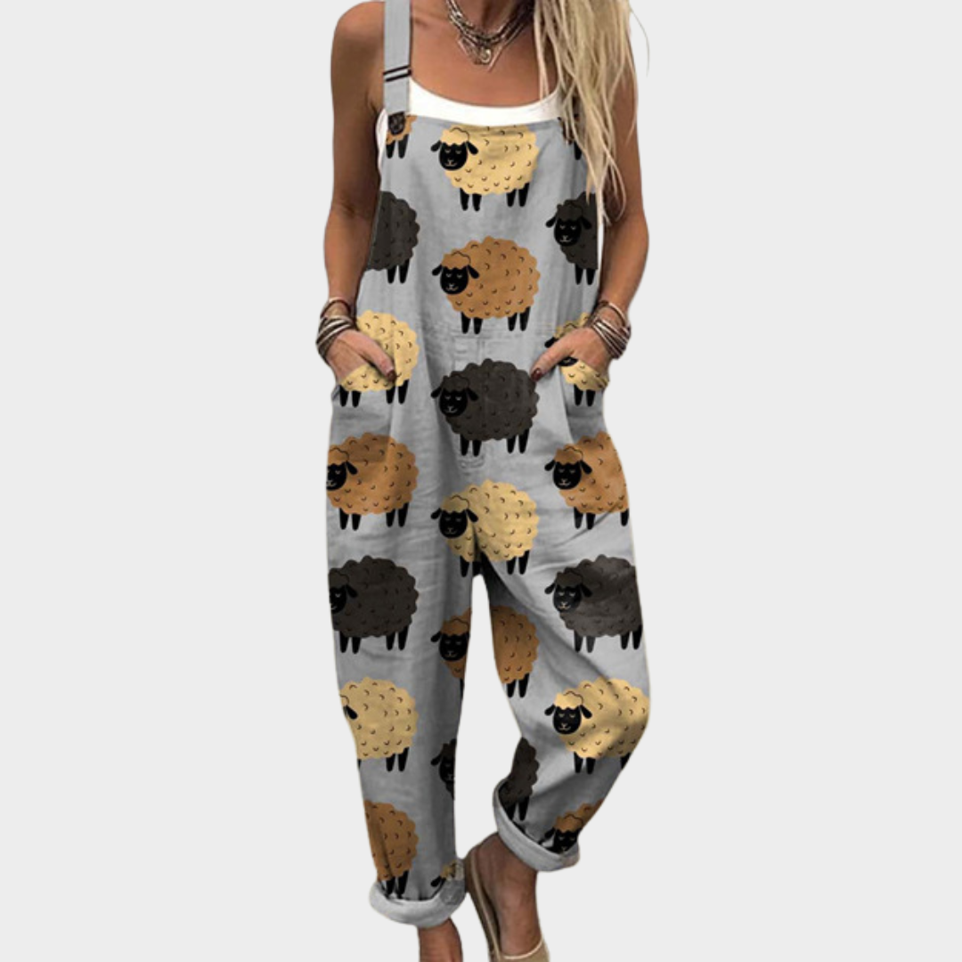 Comfortable Printed Work Overall