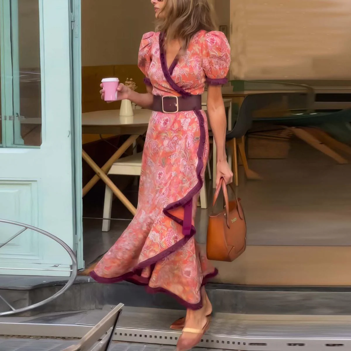 Briar | Pink Elegant Maxi Dress