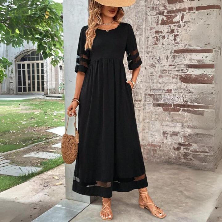 Aubrey | Flattering Midi Dress With Tummy Control