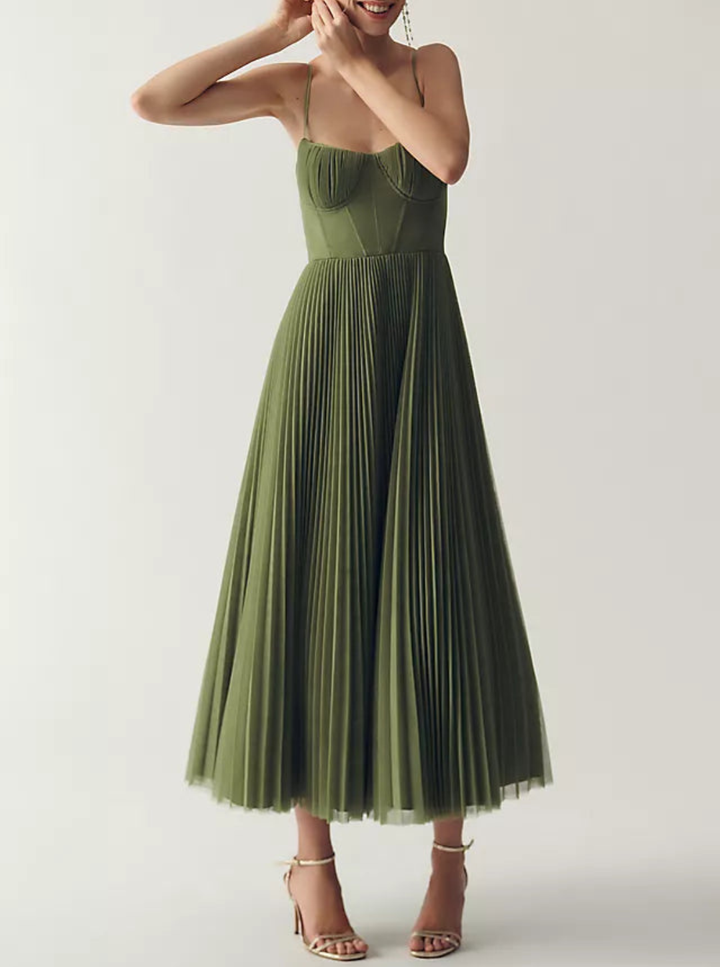 Katie | Elegant Draped Tulle Dress