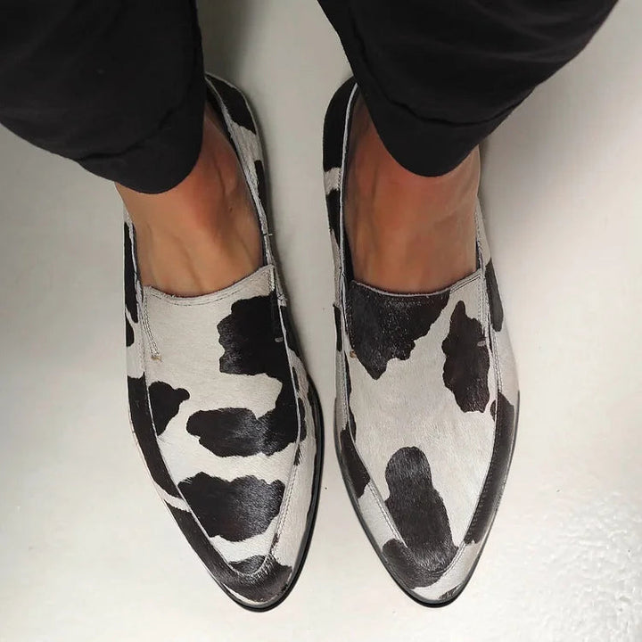 Ingrid | Classic Loafers In Natural Leather