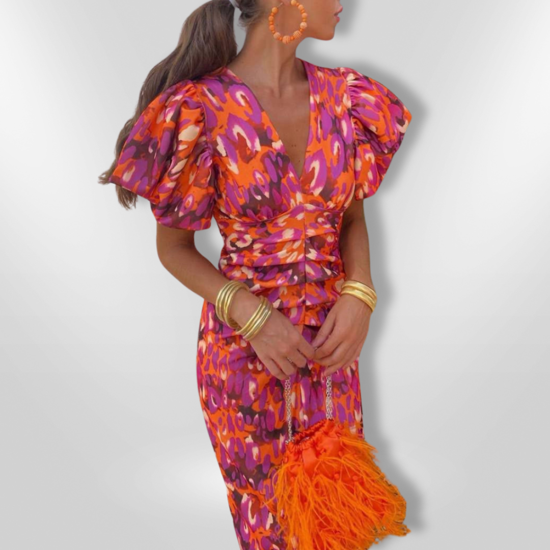 Zoe | Elegant Dress With Statement Sleeves