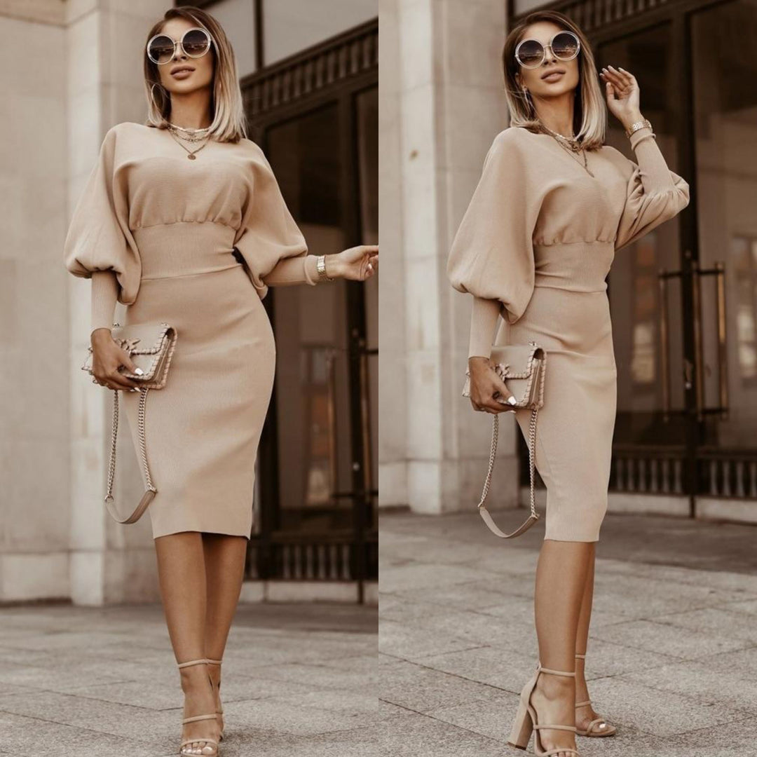 Beatrice | Elegant Puff Sleeve Dress