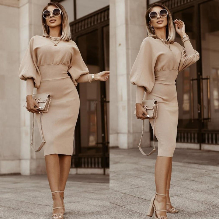 Beatrice | Elegant Puff Sleeve Dress