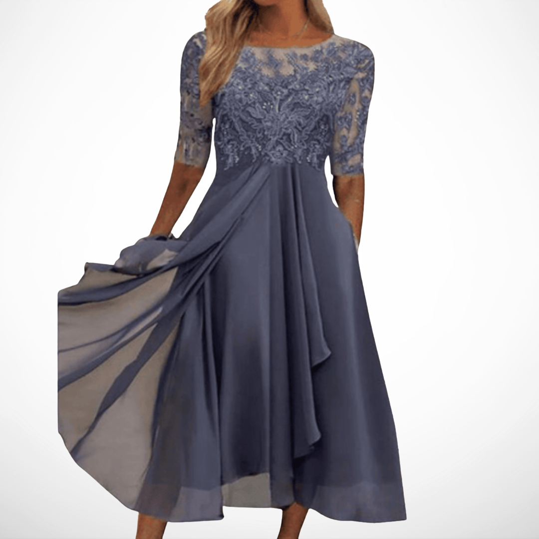Nadia | Elegant Lace Evening Dress