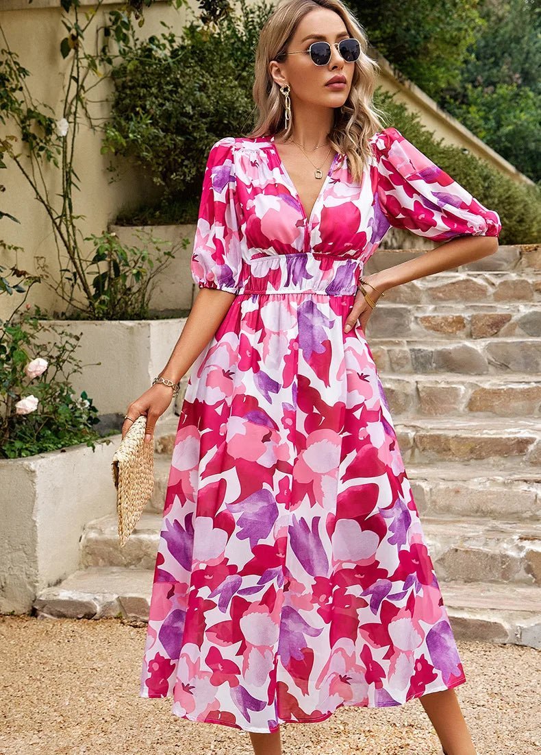 Jessica | Elegant Floral Dress