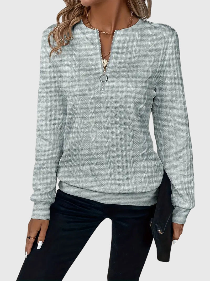 Harmony | Sweater with Zipper