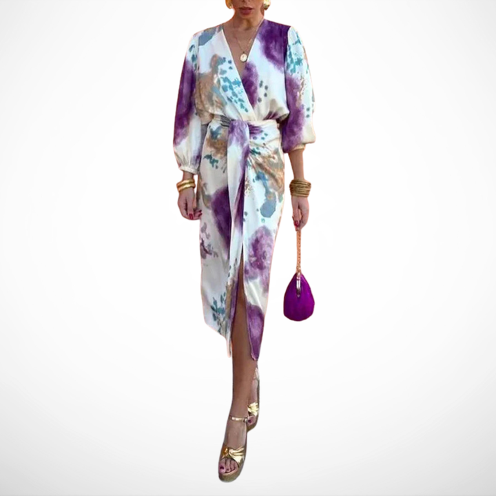 Rhonda | Elegant Midi Dress With Refined Details