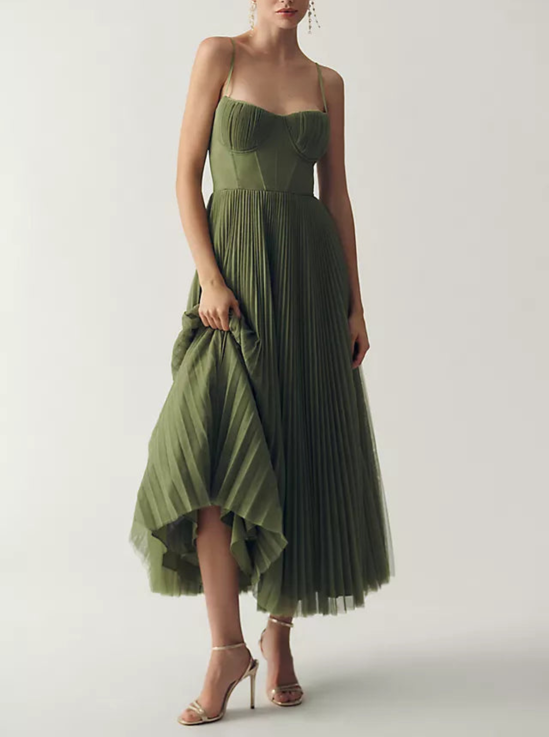 Katie | Elegant Draped Tulle Dress