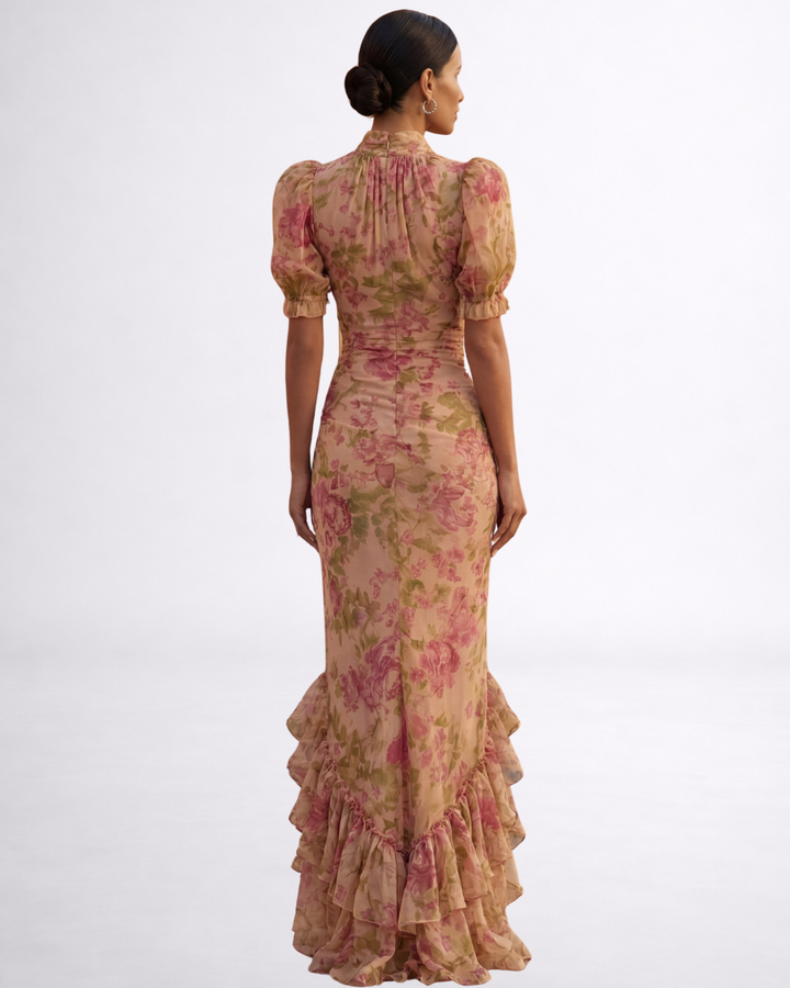 Rosario | Elegant Floral Maxi Dress