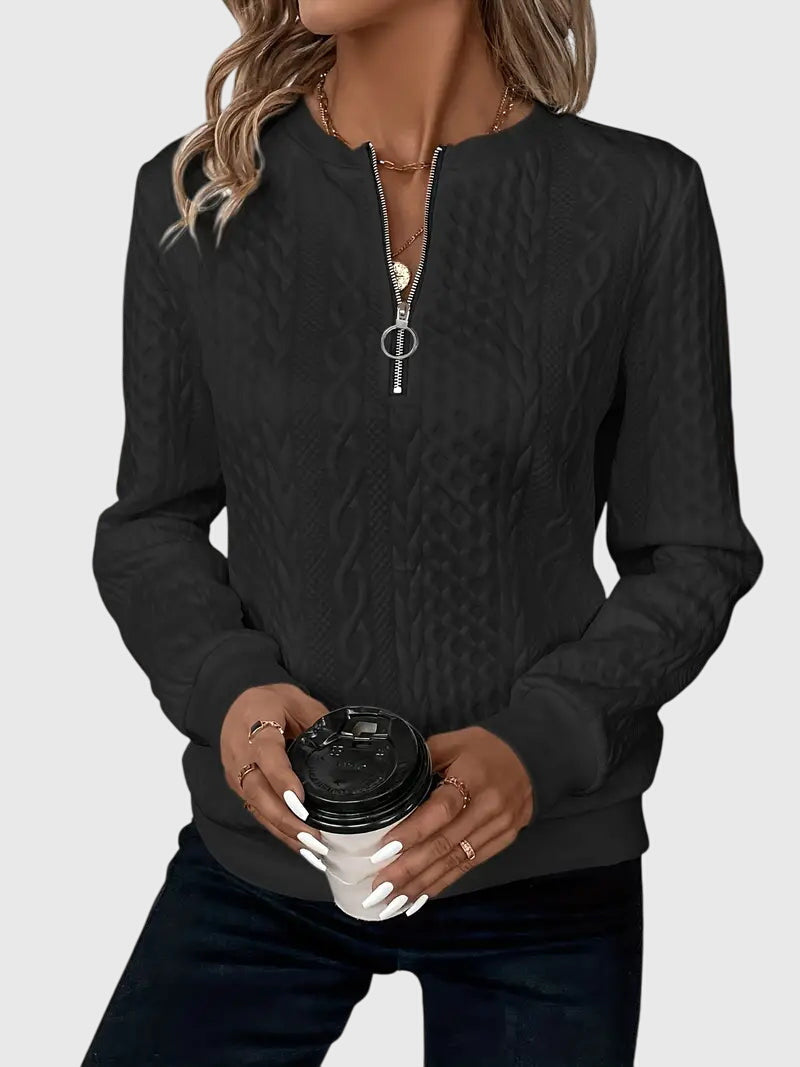Harmony | Sweater with Zipper