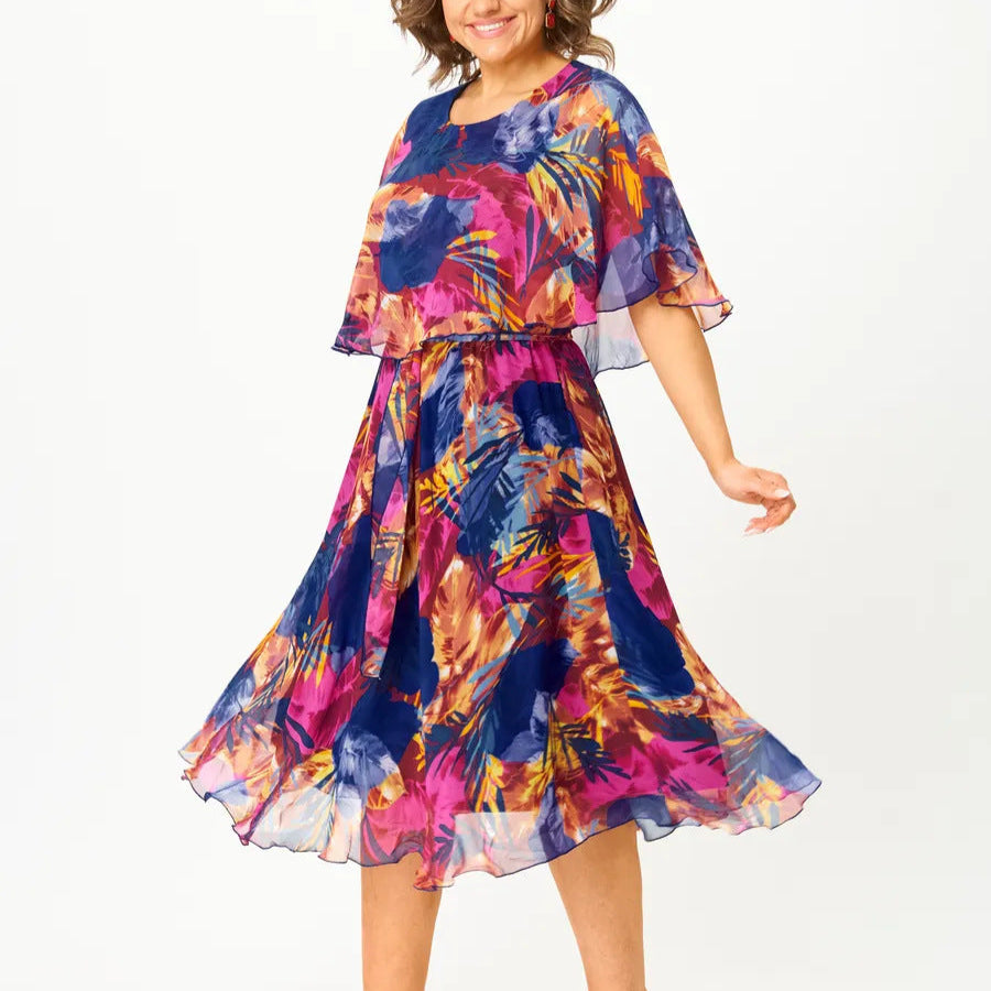 Destiny | Comfortable Plus Size Chiffon Dress