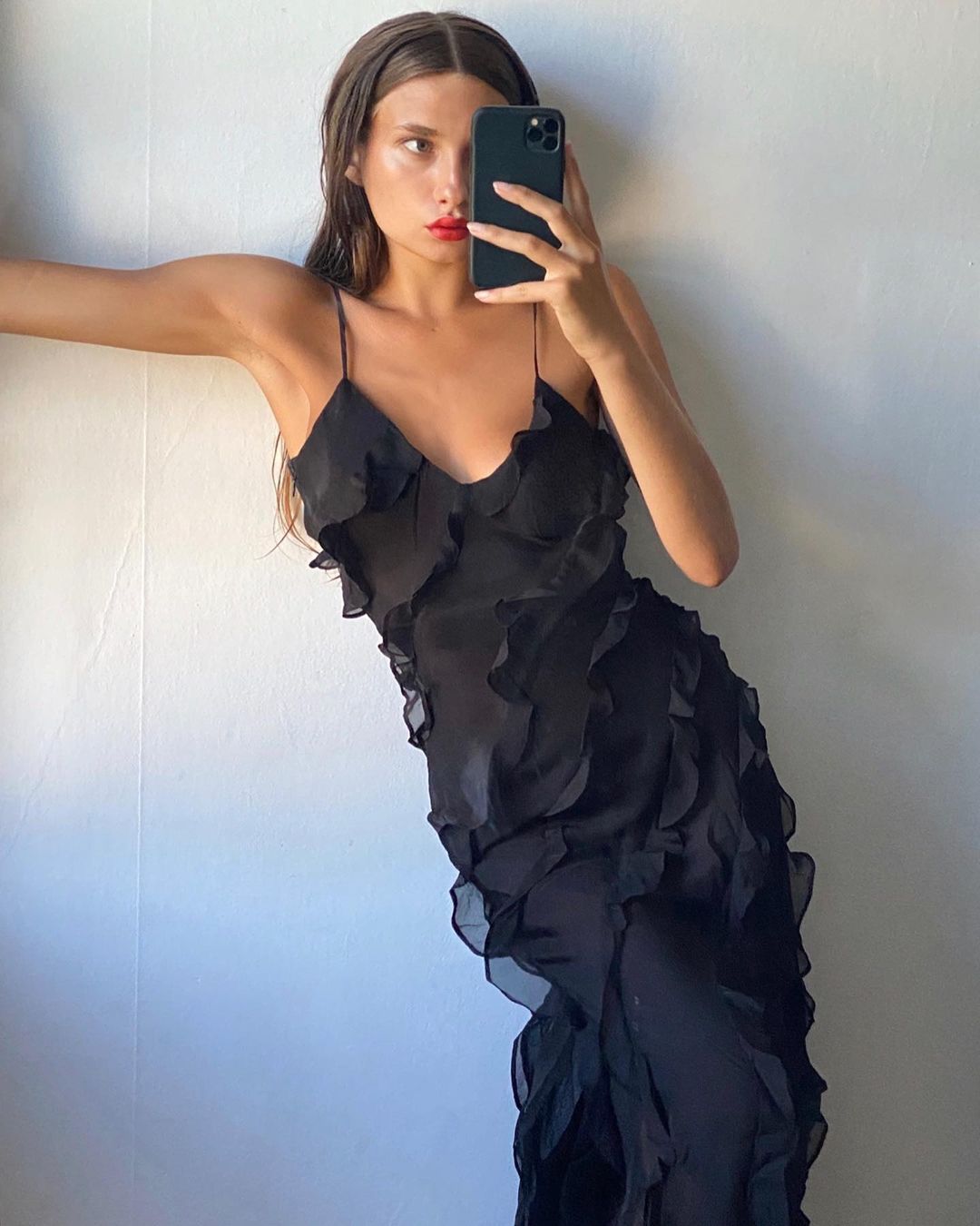 Carla | Elegant Maxi Dress With Ruffles