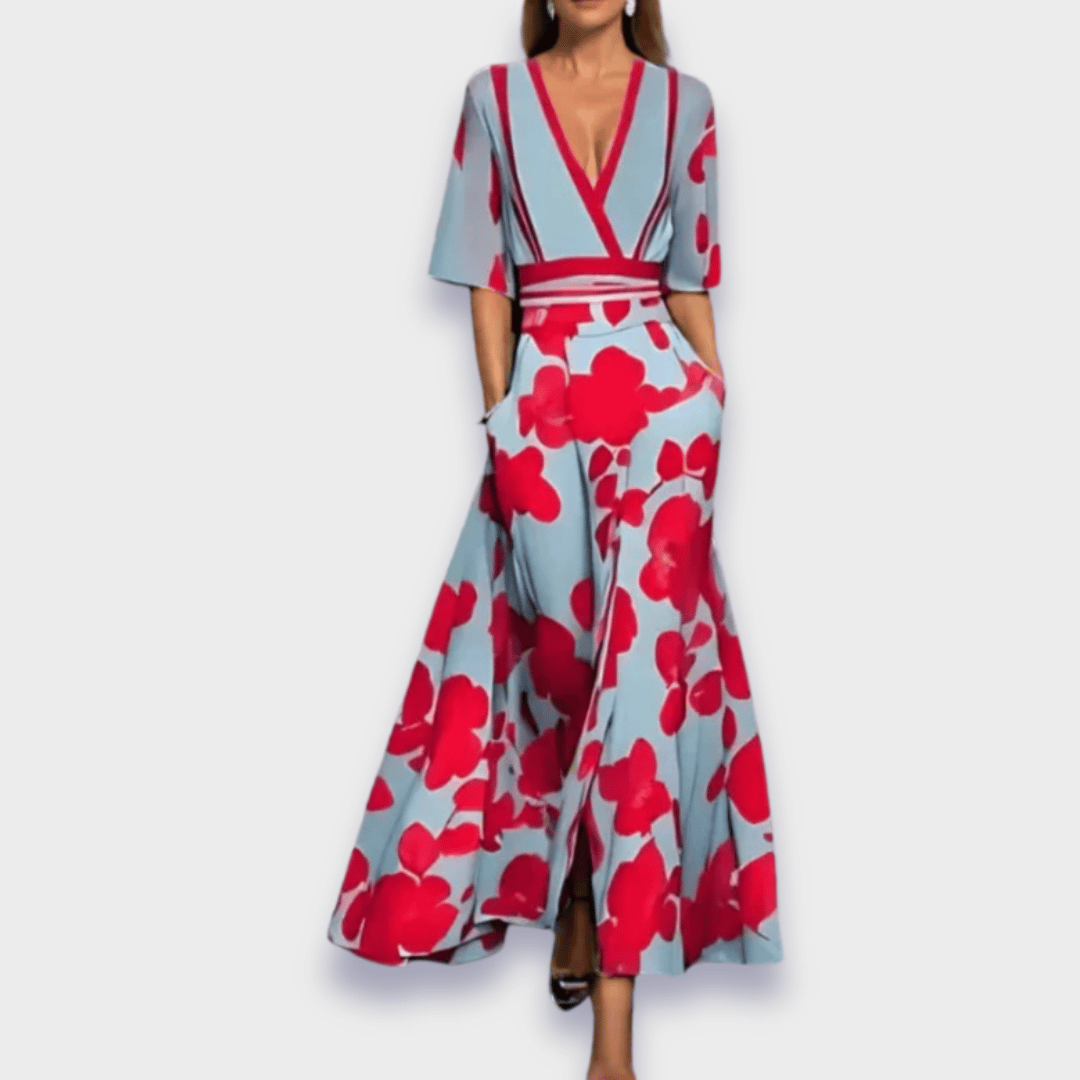Uma | Flattering A-Line Floral Dress