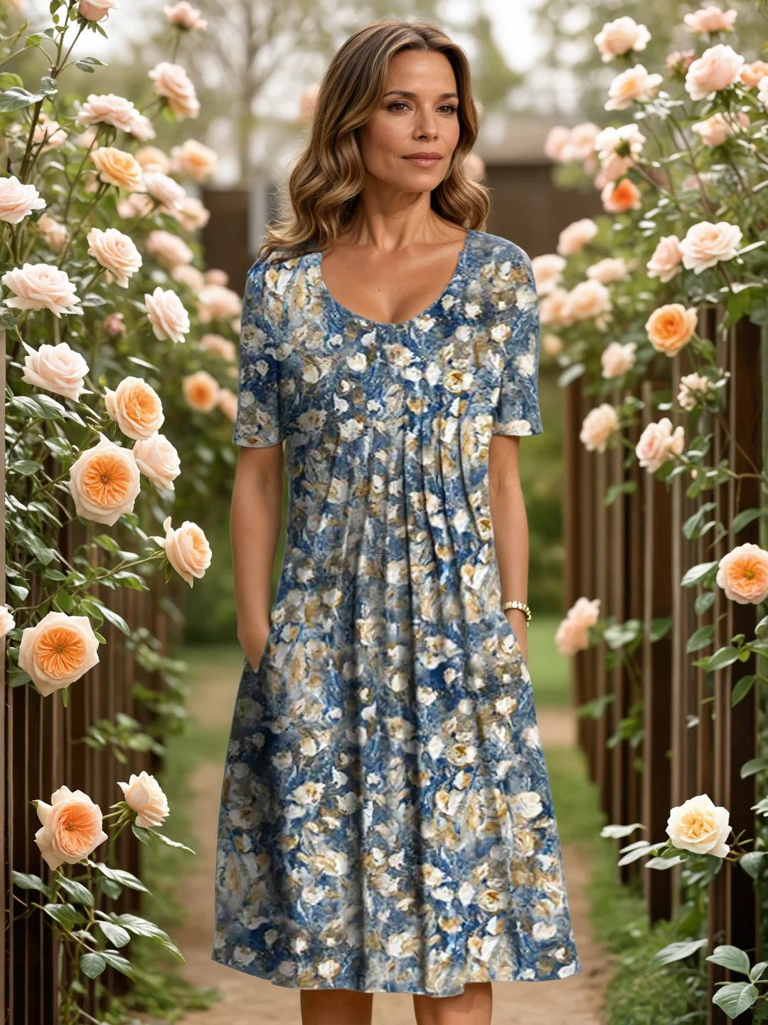 Jenny | Elegant Dress with Tummy Coverage