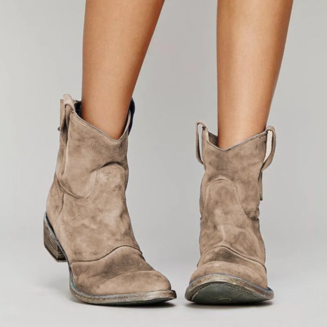 Allison | Suede Ankle Boots
