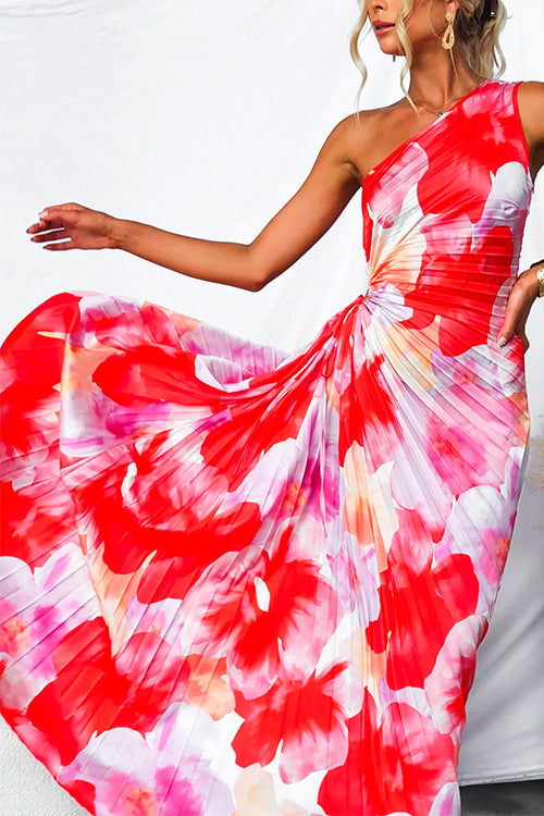 Xena | Elegant Off-Shoulder Pleated Dress