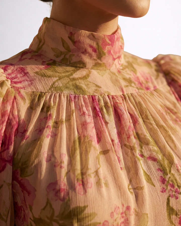 Rosario | Elegant Floral Maxi Dress