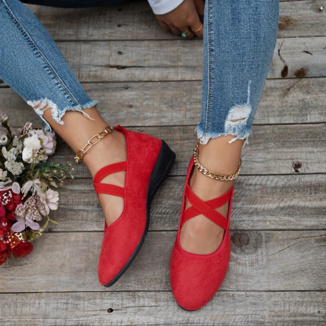 Angelina | Closed Wedge Ballerina Shoes