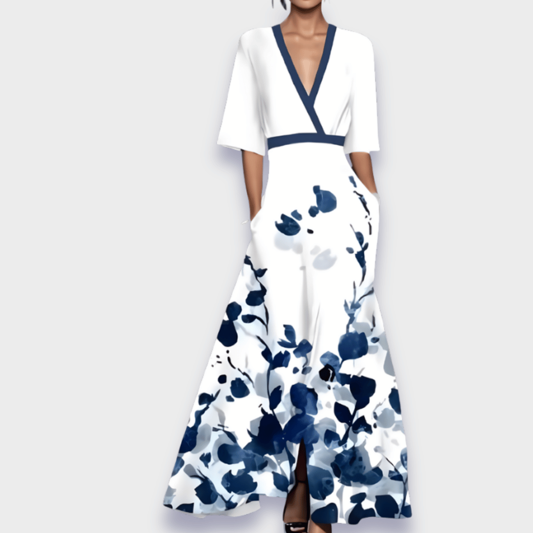 Uma | Flattering A-Line Floral Dress