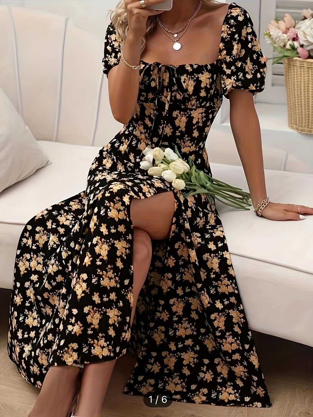 Nora | Elegant Floral Dress for Every Occasion