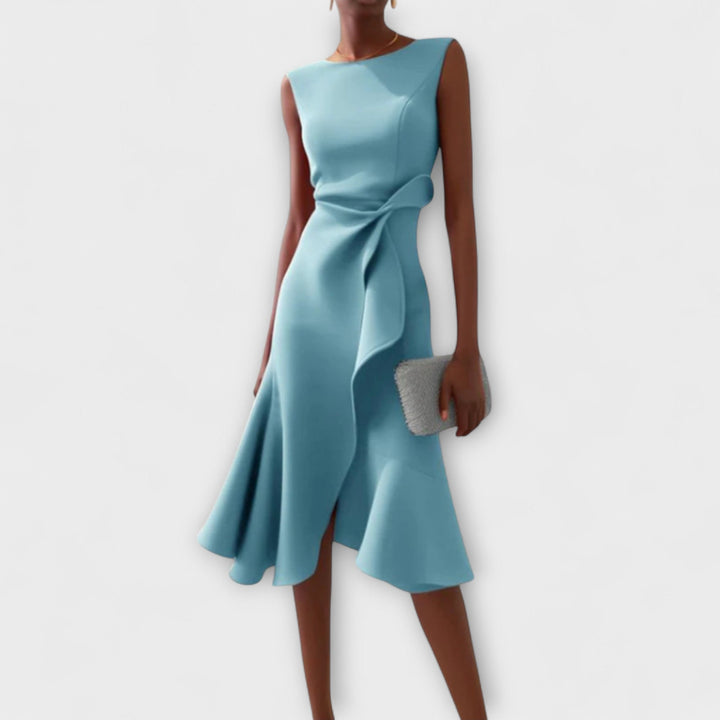 Sandra | Elegant Midi Dress For Any Occasion