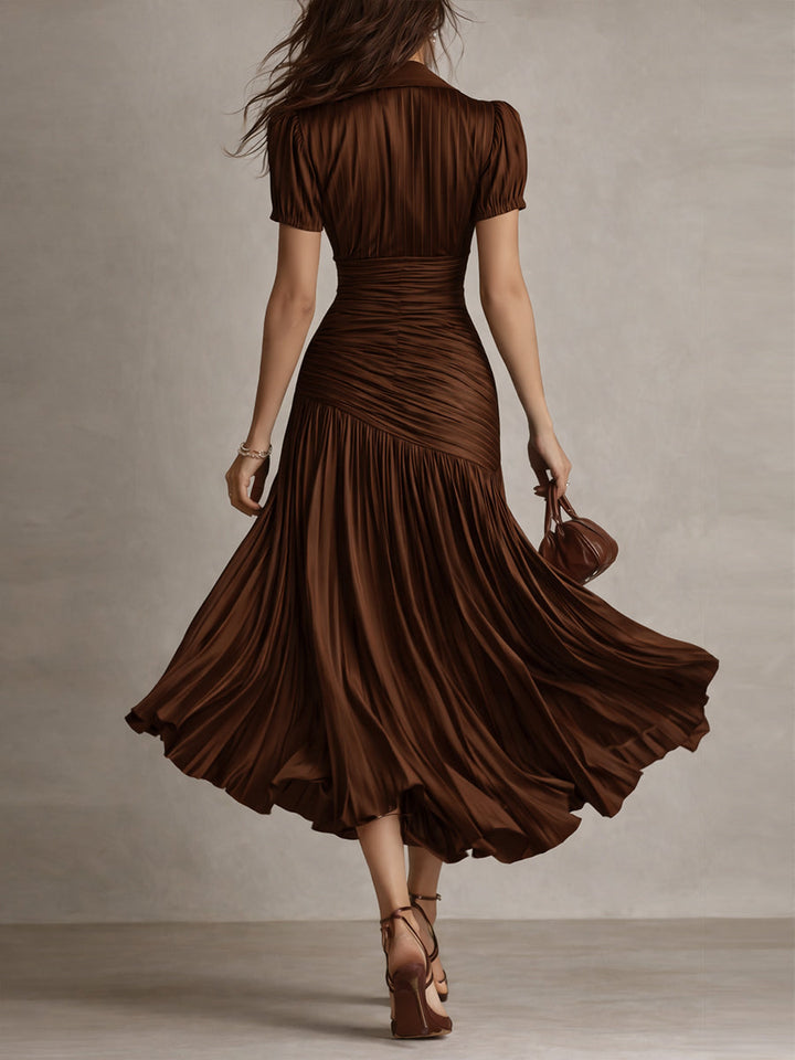 Grace | Timeless Striped Midi Elegance