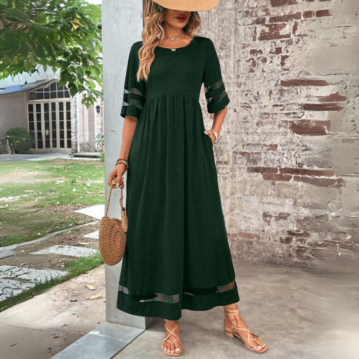 Aubrey | Flattering Midi Dress With Tummy Control