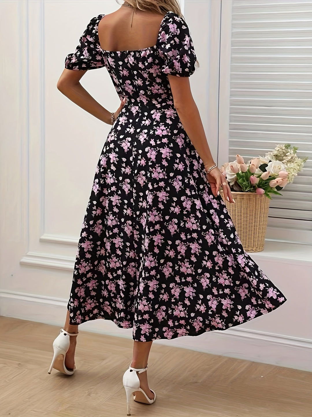 Nora | Elegant Floral Dress for Every Occasion