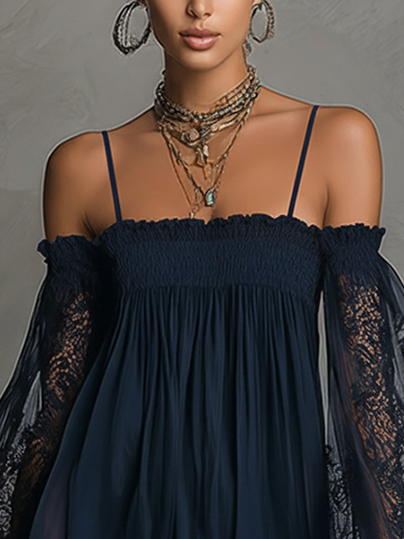 Naomi | Elegant Sheer Mini Dress