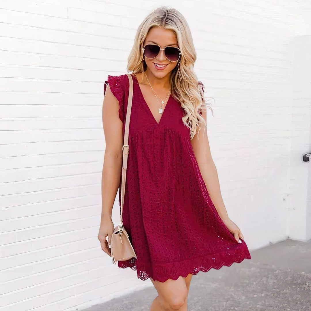 Grace | Lightweight Cotton Holiday Dress