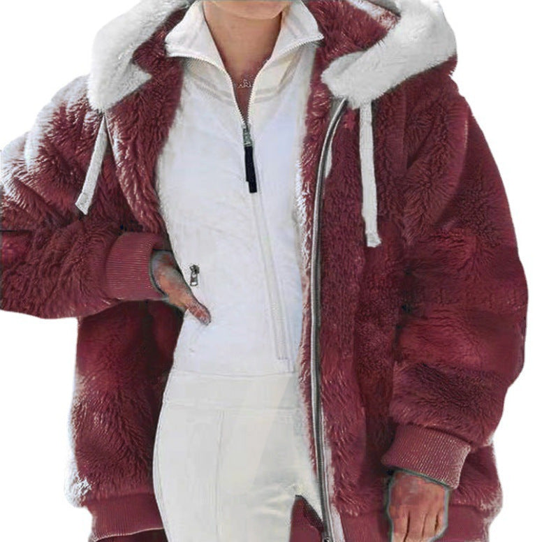 Andrea | Winter Jacket with Hood and Zipper