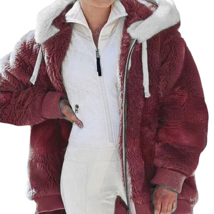 Andrea | Winter Jacket with Hood and Zipper