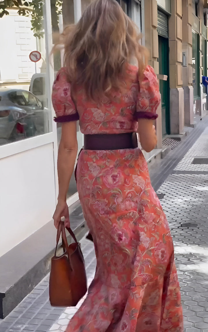 Briar | Pink Elegant Maxi Dress