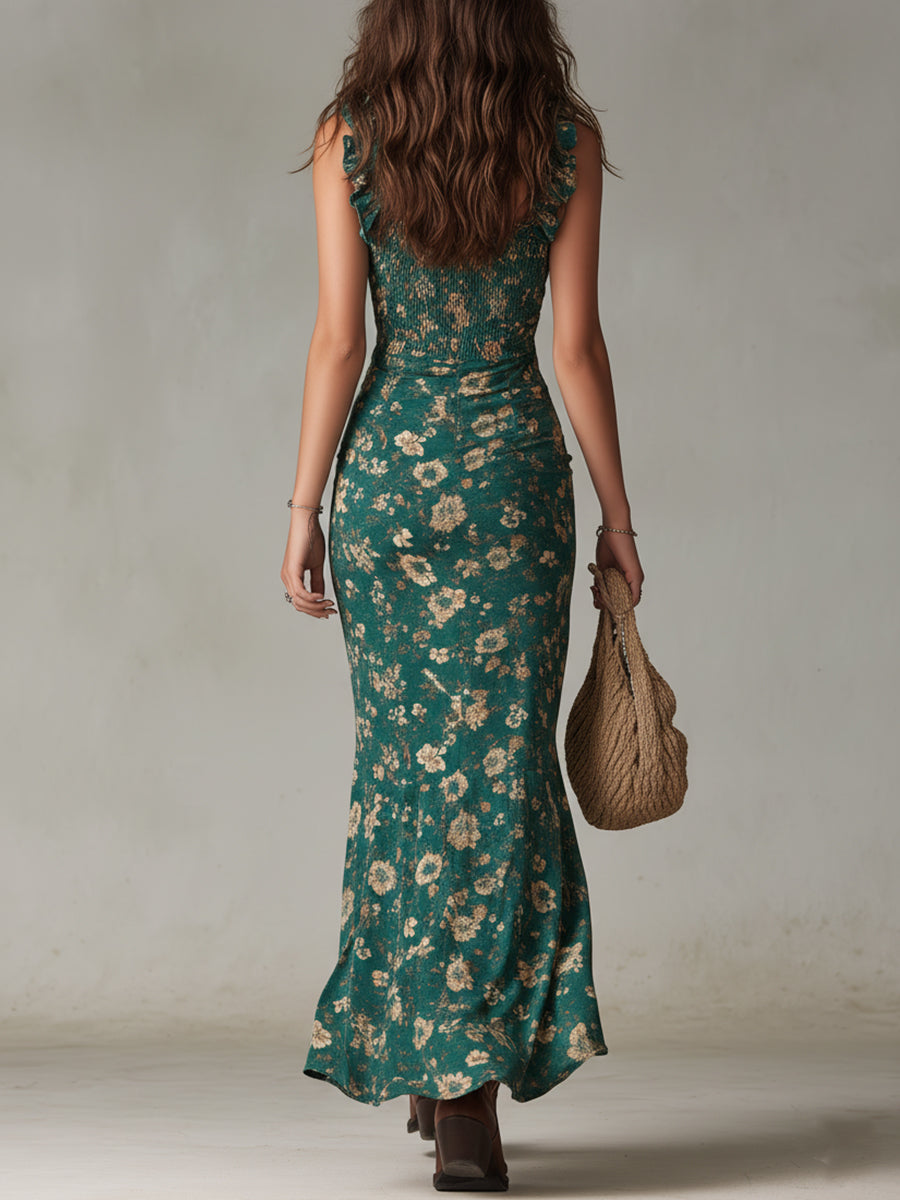 Zara | Bohemian Maxi Dress With Movement