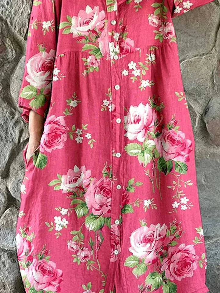 Maddie | Timeless Floral Print Dress