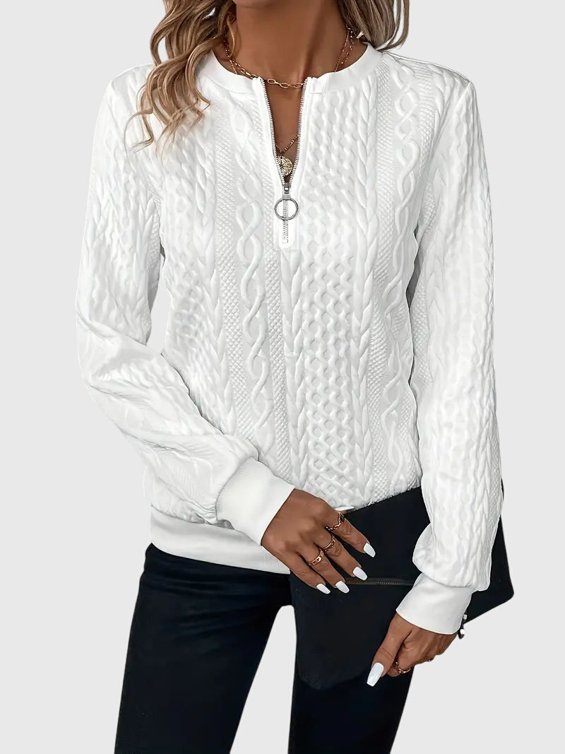 Harmony | Sweater with Zipper