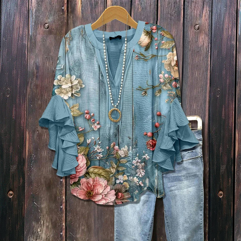 Bellamy | Vintage Floral Print Blouse